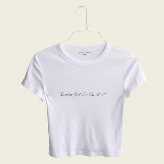 Luckiest Girl In The World | Baby Tee